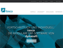 Tablet Screenshot of dynasoft.ch